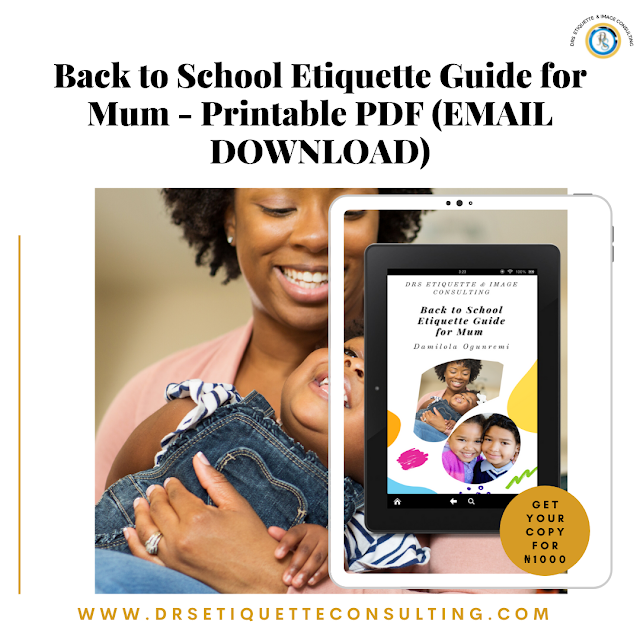 Back to School Etiquette Guide for Mum
