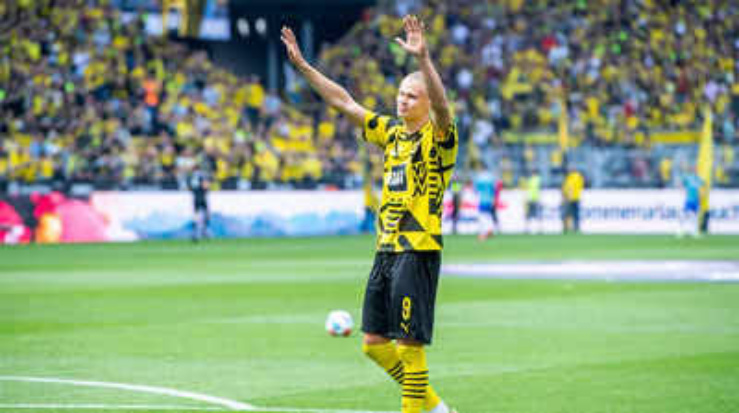 Erling Haaland sends Emotional Farewell To Dortmund