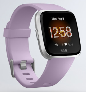 Fitbit Versa Lite Argent/Lilas