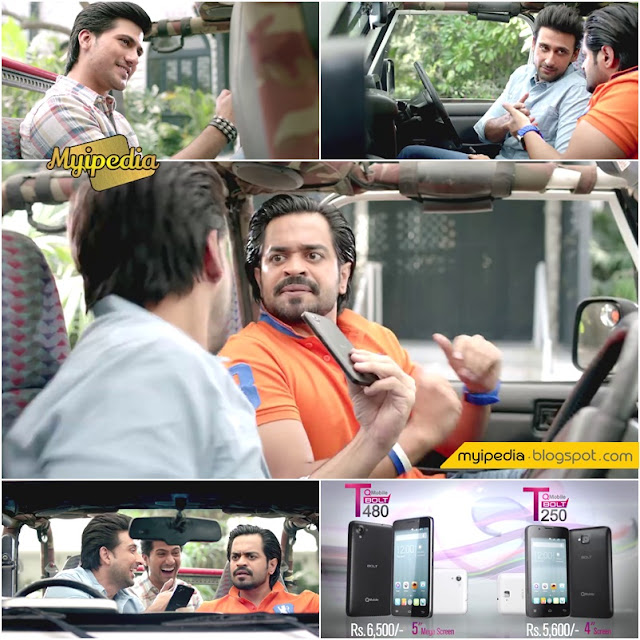 Qmobile T Bolt 480 TVC 2015 Sami Khan & Naveed Raza 