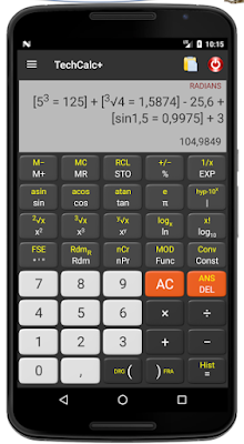 الالة الحاسبة العلمية المبرمجة, تحميل الة حاسبة علمية للهاتف, الة حاسبة مبرمجة للأندرويد, آلة حاسبة كاسيو للأندرويد