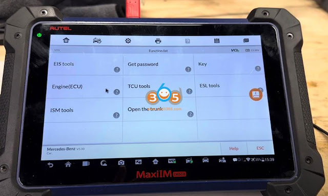 Autel IM608 Clone Benz FBS4 MED17.7.3 ECU on Bench 3