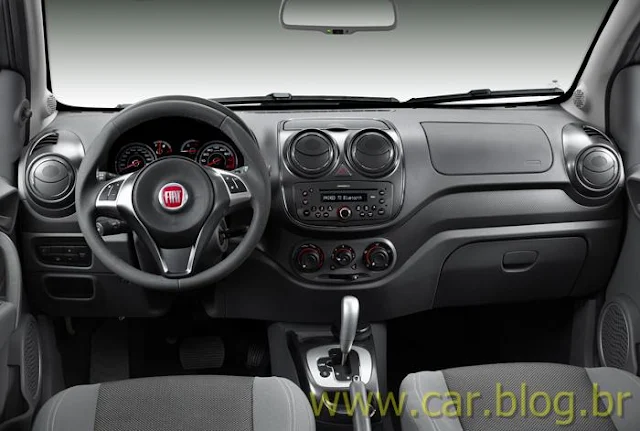 Novo Fiat Palio 2012 - painel do Dual Logic