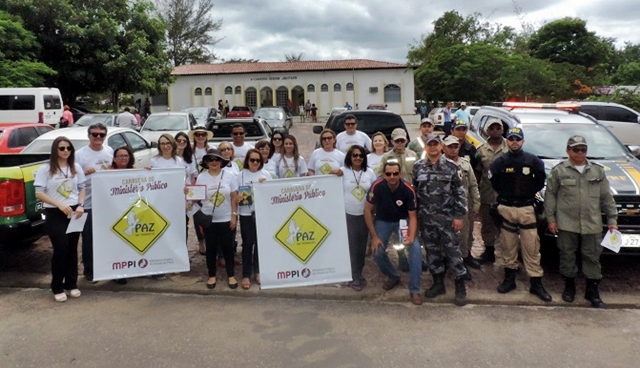 Promotor de Justiça de Cocal participa da Caravana do MP para a importância da paz no trânsito em Bom Jesus do PI