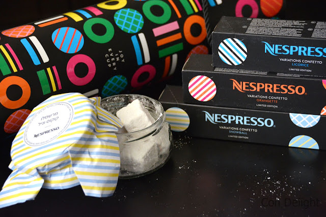 Nespresso variations confetto נספרסו ממתקי ילדות