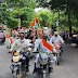 बलिया बलिदान दिवस के 80 वी वर्षगांठ की पूर्व संध्या पर पत्रकारों ने निकाली तिरंगा मोटरसाइकिल रैली, सभी सेनानियों की प्रतिमाओ पर किया माल्यार्पण 