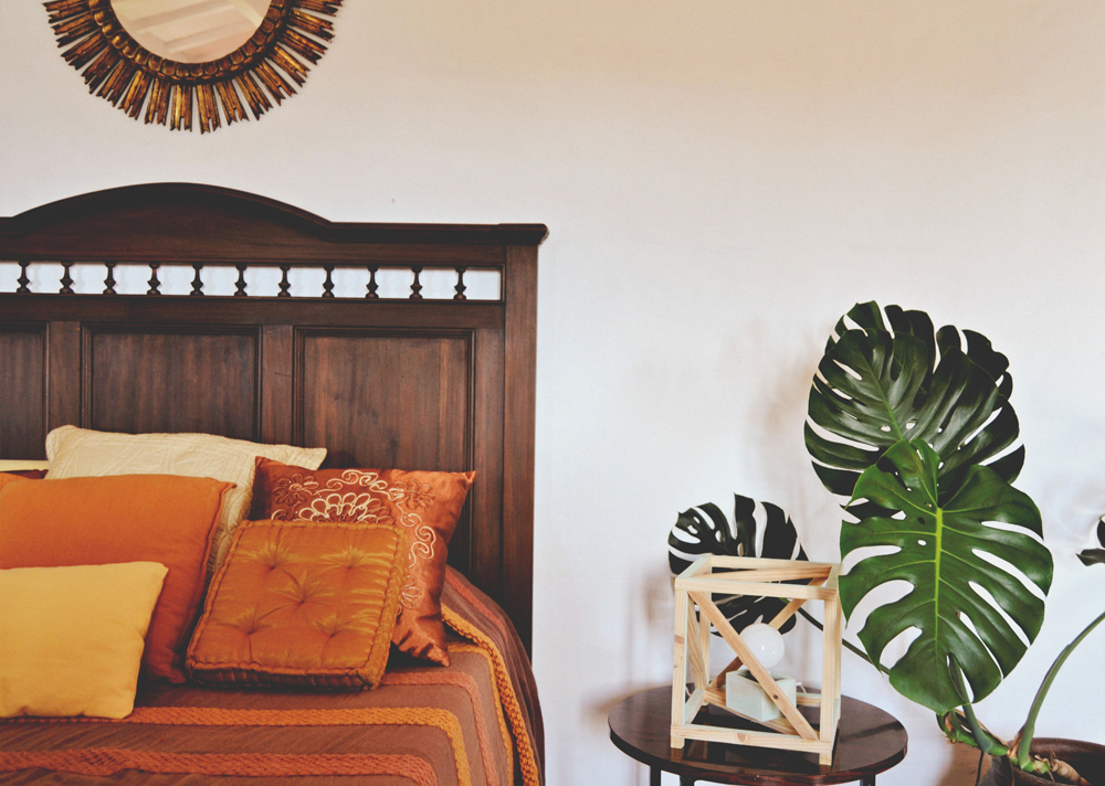 Cómo hacer una lámpara de madera en forma de cubo para tu dormitorio,  DIY tutorial paso a paso.