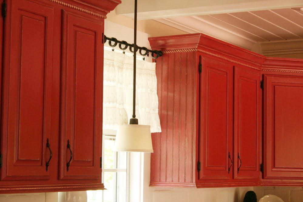 Red Cabinets