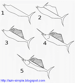 azn simple vector: Let's draw swordfish