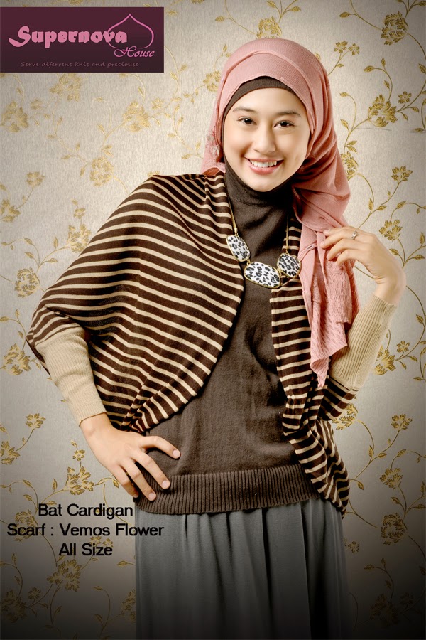 16 Contoh Model Baju Muslim Cardigan Modern - Kumpulan 