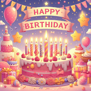 Happy Birthday candle images 2024
