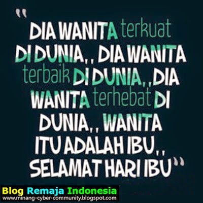 Gambar Kata Kata Ucapan Selamat Hari Ibu Buat Dp Bbm