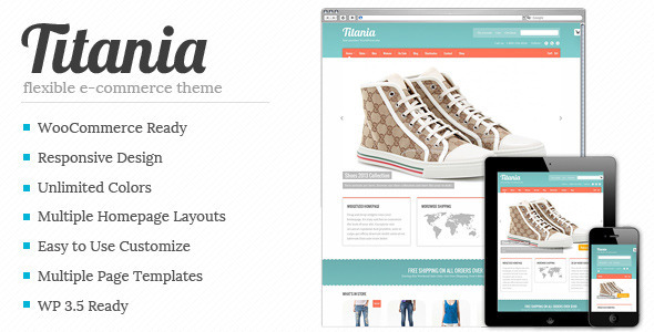 Titania - Flexible eCommerce Shop Theme - WooCommerce eCommerce