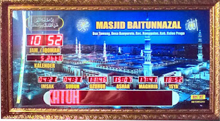 0856 4332 6430 / 0877 3415 3111  jam digital masjid