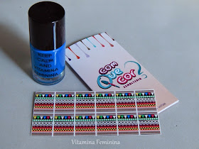 Esmalte Keep Calm and Vitamina Feminina e adesivo Com que Cor?