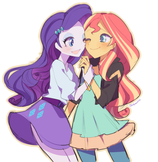 Rarity and Sunset Shimmer