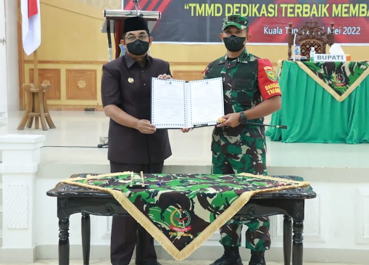 Bupati Anwar Sadat jadi Irup Pembukaan TMMD ke-113