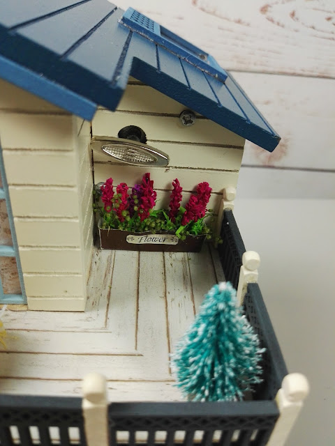 Diy dollhouse miniature Lavander- Casa delle bambole fai da te