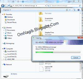 Transfer File Android KitKat Update Ke Asus Eksternal