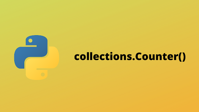 HackerRank collections.Counter() solution in Python