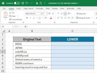 Rumus Fungsi Excel untuk Mengubah Huruf Kecil Jadi Kapital