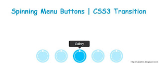 Spinning Menu Button - CSS3 Transition