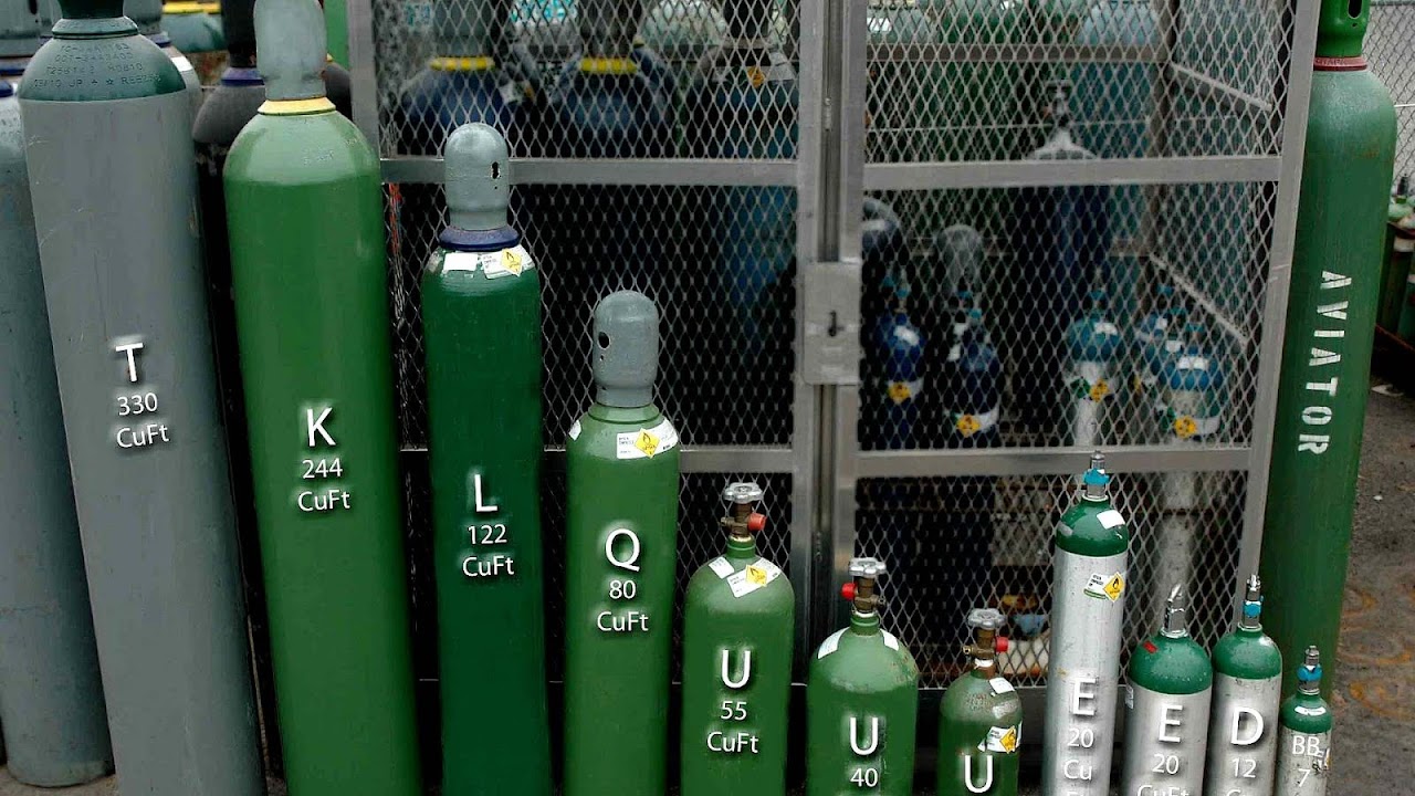 Compressed Gas Cylinder Sizes
