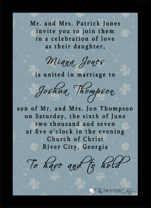 wedding announcement wording