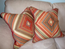 handmade red pillows