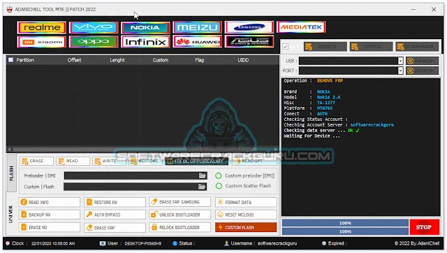 Adanichell Tool MTK Patch 2022 FREE DOWNLOAD [Login Bypass]