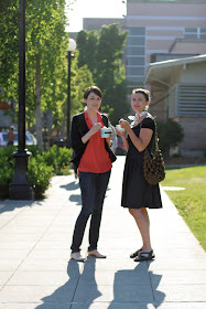 Seattle Street Style Fashion Erin Maedke Cecile Farmer Molly Moon Ice Cream Cal Anderson Park