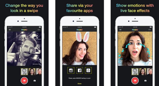 تطبيق MSQRD الذي يقدم لك تجربة ممتعة بالصور ومقاطع الفيديو السيلفي الأن على iOS 