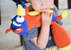 Krawka: Swiper fox crochet pattern by Krawka from Dora the explorer kids tv show