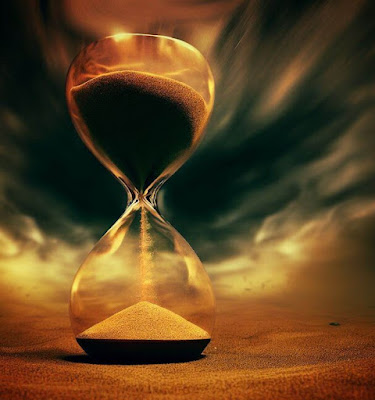 Imagen de un reloj de arena con granos de arena cayendo lentamente podría simbolizar la sensación de que el tiempo se escapa mientras se posponen las responsabilidades. Procrastinación