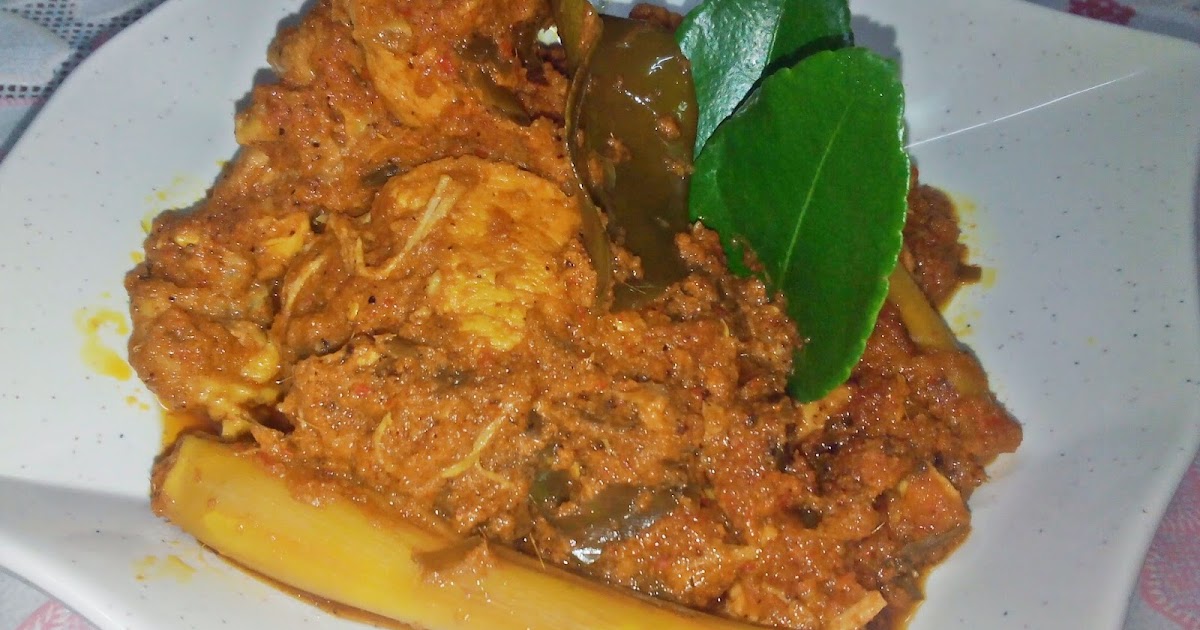 Resepi Rendang Ayam Menggunakan Noxxa - Spa Spa x