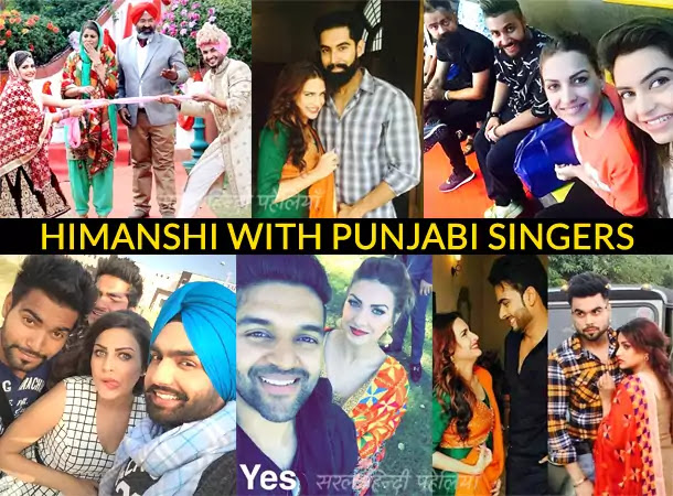 Himanshi Khurana with punjabi singer photo