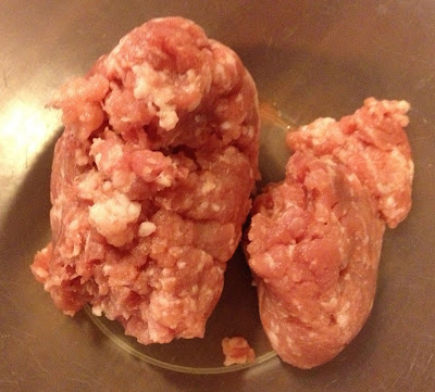 raw pork mince