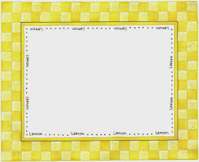 Colored Grid: Free Printable Frames, Borders and Labels.