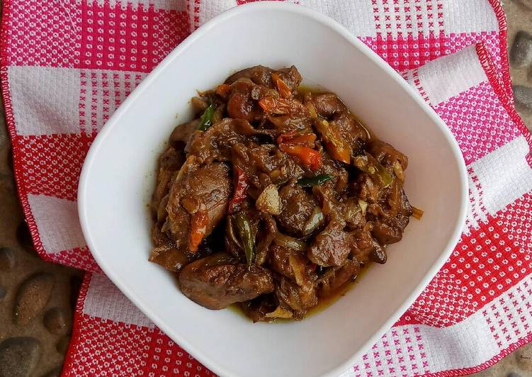 Goreng Asem Ati Ampela Ayam Favorit