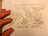 Thumbnail sketch for Sandstone Towers painting of Zion National Park