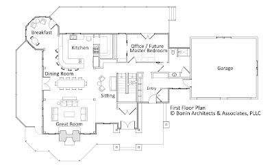 Outdoor Kitchen Floor Plans on The First Floor Plan Of The Timber Frame Design Includes An Octagon