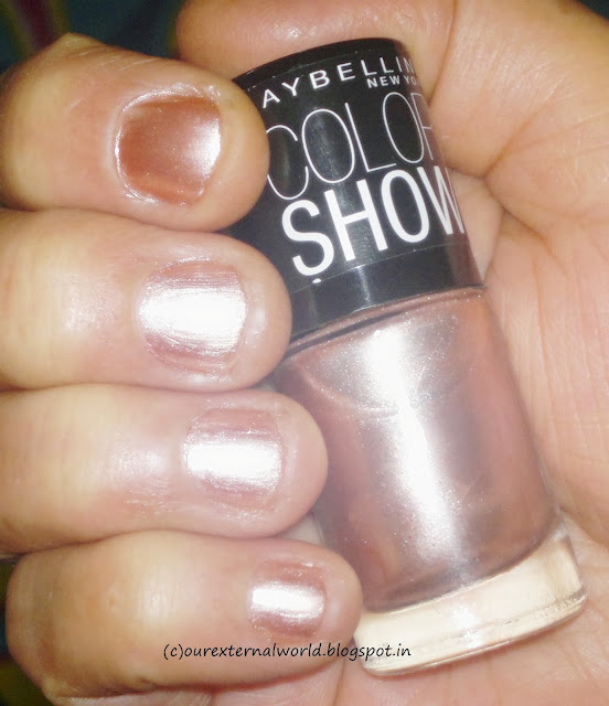 Maybelline Color Show - Cinderella Pink - 001 - Review & Swatches