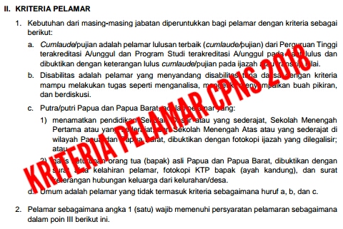 Kriteria Pelamar Proses Seleksi Cpns Kemendikbud 2018