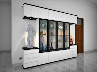 Hpl Minimalist Decorative Cabinets