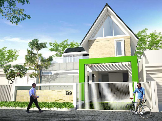 Desain Rumah Minimalis 2 Lantai Yang Modern 