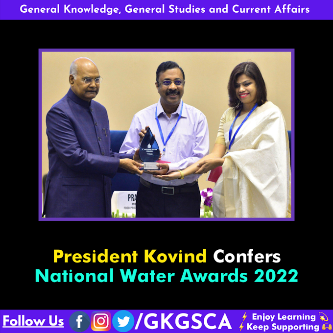 President Kovind Confers National Water Awards 2022