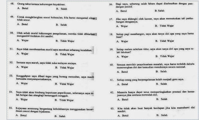 Contoh Soalan Insak Ukcg - Kecemasan m