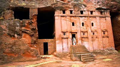 كنائس لاليبيلا Lalibela الصخرية  Lalibela rock churches ethiopia