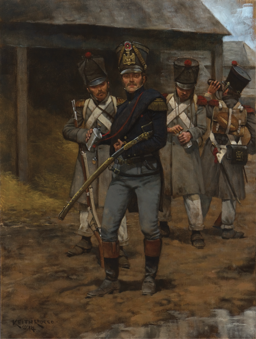 OFFICER - 3RD  TIRAILLEUR - GRENADIERS  DE  LA  GARDE