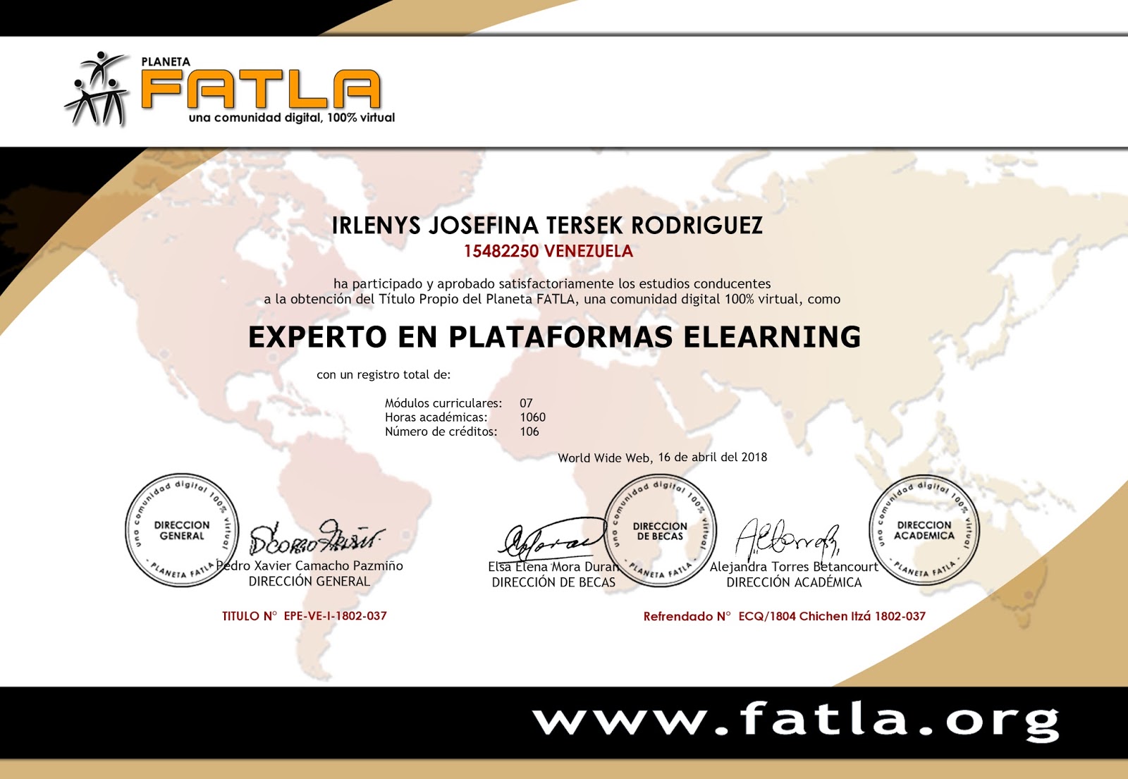 Experto en Plataformas Elearning